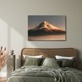 TABLEAU SUR TOILE – SOMMET MONTAGNEUX AU CRÉPUSCULE - TABLEAUX DE MONTAGNE - TABLEAUX