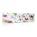 WANDBILD BEZAUBERNDES STILLLEBEN MIT BLUMEN - STILLLEBEN-BILDER - BILDER