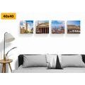 CANVAS PRINT SET DAZZLING CITIES - SET OF PICTURES - PICTURES