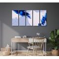 5-PIECE CANVAS PRINT ART PAINTING OF THREE COLORS - ABSTRACT PICTURES{% if product.category.pathNames[0] != product.category.name %} - PICTURES{% endif %}