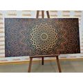 WANDBILD VINTAGE-MANDALA IM INDISCHEN STIL - BILDER MIT FENG SHUI-MOTIVEN - BILDER