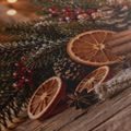 CANVASTAVLA MYSIG ADVENTSDEKORATION MED KOTTAR - JUL- OCH VINTERTAVLOR - TAVLOR