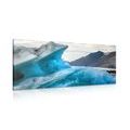 CANVAS PRINT ICEBERG FORMATIONS - PICTURES OF NATURE AND LANDSCAPE - PICTURES