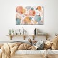 WANDBILD AQUARELLKREISE IN PASTELLTÖNEN - WANDBILDER ABSTRAKTE FORMEN - BILDER