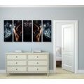 5-PIECE CANVAS PRINT FAITH IN JESUS - PICTURES OF ANGELS - PICTURES