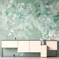 WALLPAPER PASTEL GREEN LEAVES - WALLPAPERS - 🔥 TOTAL SALE 🔥