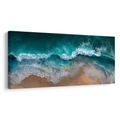 OBRAZ OCEÁNSKÁ PĚNA A PÍSEČNÉ POBŘEŽÍ - OBRAZY MOŘE A PLÁŽ - OBRAZY