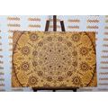 CANVAS PRINT ORNAMENTAL MANDALA WITH LACE - PICTURES FENG SHUI - PICTURES