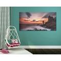 CANVAS PRINT BEAUTIFUL LANDSCAPE BY THE SEA - PICTURES OF NATURE AND LANDSCAPE - PICTURES