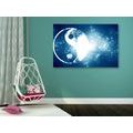 CANVAS PRINT YIN AND YANG SYMBOL - PICTURES FENG SHUI - PICTURES