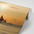 SELF ADHESIVE WALL MURAL SUNSET AT SEA - SELF-ADHESIVE WALLPAPERS - WALLPAPERS