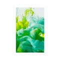 POSTER INK IN SHADES OF GREEN - ABSTRACT AND PATTERNED - POSTERS