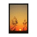 POSTER GRASHALME BEI SONNENUNTERGANG - NATUR{% if product.category.pathNames[0] != product.category.name %} - GERAHMTE POSTER{% endif %}