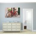 CANVAS PRINT RUSTIC BICYCLE - VINTAGE AND RETRO PICTURES - PICTURES