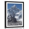 AFFICHE AVEC MONTURE BEAU SOMMET DE MONTAGNE - NATURE - AFFICHES