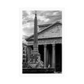 POSTER ROMAN BASILICA IN BLACK AND WHITE - BLACK AND WHITE - POSTERS
