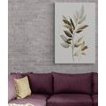 IMPRESSION SUR TOILE FEUILLES MINIMALISTES LUXUEUSES - IMPRESSIONS SUR TOILE ARBRES ET FEUILLES - IMPRESSION SUR TOILE