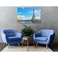 CANVAS PRINT BEAUTIFUL PANORAMA OF PARIS - PICTURES OF CITIES - PICTURES