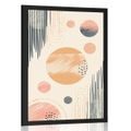 POSTER CERCURI ELEGANTE PEACH FUZZ - FORME ABSTRACTE - POSTERE