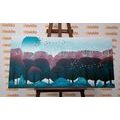 CANVAS PRINT JUNGLE IN A MODERN DESIGN - PICTURES OF NATURE AND LANDSCAPE{% if product.category.pathNames[0] != product.category.name %} - PICTURES{% endif %}