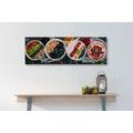 CANVAS PRINT DELICIOUS MUESLI VARIATIONS - PICTURES OF FOOD AND DRINKS - PICTURES