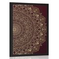 POSTER DETAILED DECORATIVE MANDALA - FENG SHUI - POSTERS