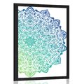 POSTER MANDALA ALBASTRU-VERDE - FENG SHUI - POSTERE