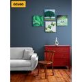 CANVAS PRINT SET NATURE FULL OF GREENERY - SET OF PICTURES - PICTURES