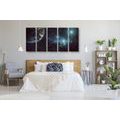 5-PIECE CANVAS PRINT PLANET IN SPACE - PICTURES OF SPACE AND STARS - PICTURES