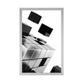 POSTER STRATEGIC CUBE IN BLACK AND WHITE - BLACK AND WHITE - POSTERS