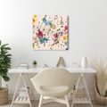 WANDBILD BUNTE SYMPHONIE UND NOTEN - MUSIKBILDER - BILDER