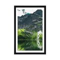 PLAKAT Z PASSE-PARTOUT MORSKIE OKO W TATRACH - PRZYRODA - PLAKATY