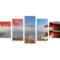 5-PIECE CANVAS PRINT AUTUMN IN JAPAN - PICTURES OF CITIES - PICTURES