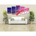 5-PIECE CANVAS PRINT ABSTRACT WAVES FULL OF COLORS - ABSTRACT PICTURES{% if product.category.pathNames[0] != product.category.name %} - PICTURES{% endif %}