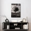 QUADRO SU TELA – ALBERO DELLA VITA E STORMO DI UCCELLI - QUADRI HALLOWEEN E HORROR - STAMPE E QUADRI