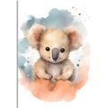 WANDBILD VERTRÄUMTER KOALA - VERTRÄUMTE TIERE - BILDER