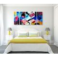 5-PIECE CANVAS PRINT ABSTRACT GEOMETRY - ABSTRACT PICTURES - PICTURES