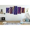 5-PIECE CANVAS PRINT ROMANTIC ABSTRACTION - ABSTRACT PICTURES{% if product.category.pathNames[0] != product.category.name %} - PICTURES{% endif %}