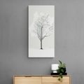 CANVAS PRINT MINIMALISTIC WINTER TREE - PICTURES OF TREES AND LEAVES - PICTURES