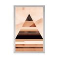 POSTER ABSTRAKTE FORMEN PYRAMIDE - ABSTRAKTE FORMEN - POSTER