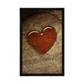 POSTER HEART ON A TREE STUMP - NATURE - POSTERS