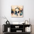 WANDBILD BUNTE SYMPHONIE DER MUSIK - MUSIKBILDER - BILDER