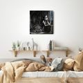 QUADRO SU TELA – SOGNI LUNARI DI UNA RAGAZZA OSCURA - QUADRI HALLOWEEN E HORROR - STAMPE E QUADRI