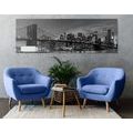 TABLEAU SUR TOILE – PONT ENVOÛTANT À BROOKLYN EN NOIR ET BLANC - TABLEAUX EN NOIR ET BLANC - TABLEAUX