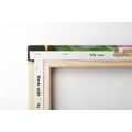 WANDBILD ZEN-KOMPOSITION MIT KERZEN - BILDER MIT FENG SHUI-MOTIVEN - BILDER