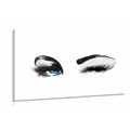 CANVAS PRINT BLINKING FEMALE EYES - PICTURES OF PEOPLE - PICTURES