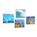 CANVAS PRINT SET FOR SEA LOVERS - SET OF PICTURES - PICTURES