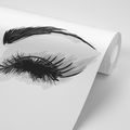 SELF ADHESIVE WALLPAPER BLINKING FEMALE EYES - SELF-ADHESIVE WALLPAPERS - WALLPAPERS