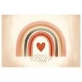 WANDBILD REGENBOGEN-BERÜHRUNG DER LIEBE - BILDER MIT LIEBESMOTIVEN - BILDER