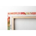 WANDBILD ROTE PFINGSTROSEN - BILDER BLUMEN - BILDER